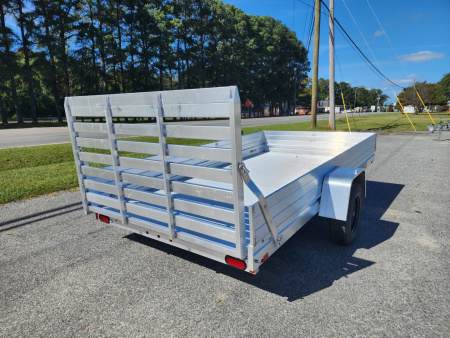 New 2026 ALUMA 7812ES Utility Trailer w/ 12" Solid Sides