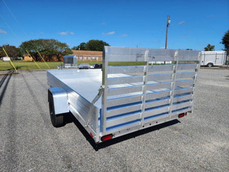 New 2026 ALUMA 7812ES Utility Trailer w/ 12" Solid Sides