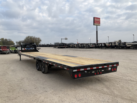 New 2026 PJ 102"x36' GN Low-Pro Flatbed w/ Singles - LS