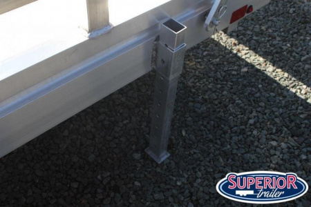 New 2026 Aluma 7814ES Utility Trailer w/ Rail Kit