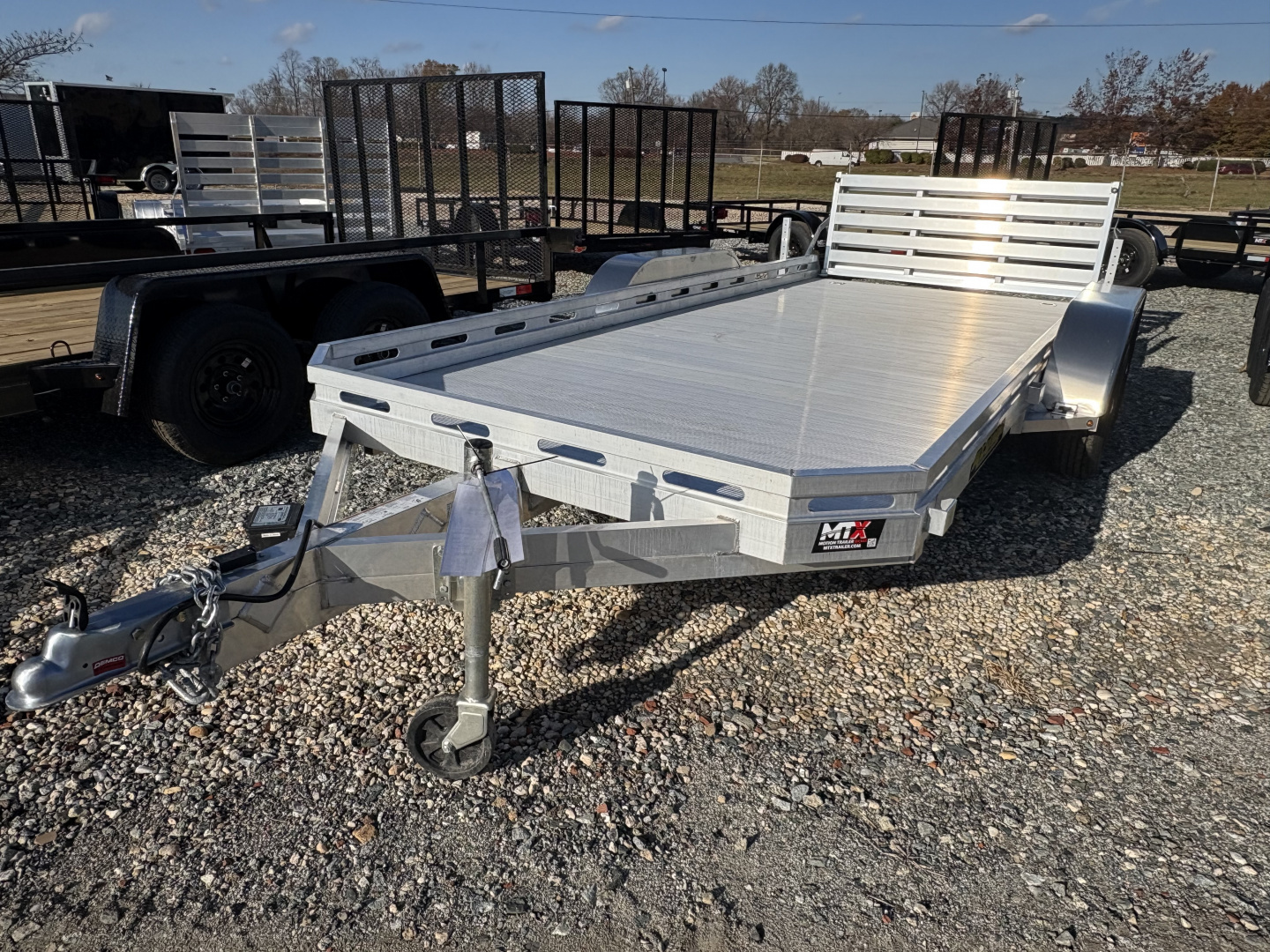 New 2026 Aluma 7816 Utility Trailer w/ Bi-Fold Tailgate
