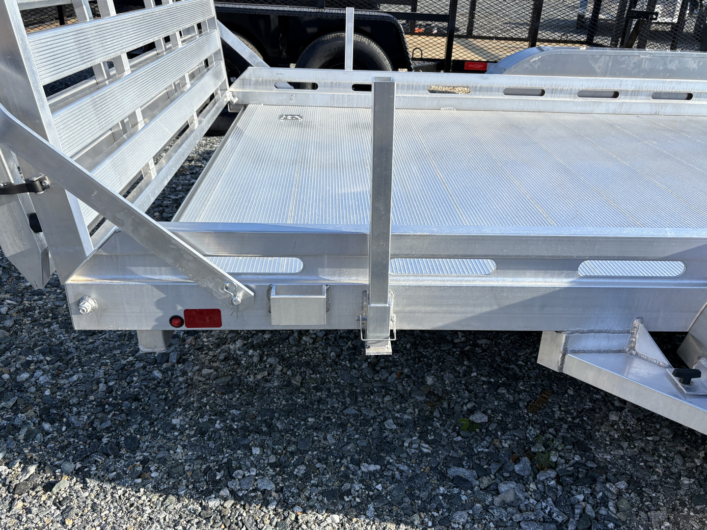 New 2026 Aluma 7816 Utility Trailer w/ Bi-Fold Tailgate