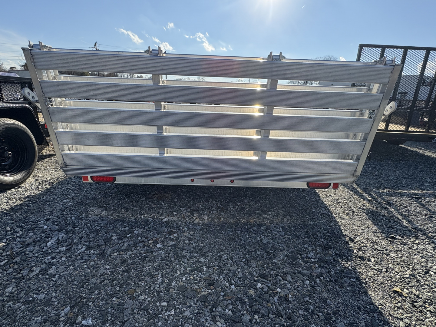 New 2026 Aluma 7816 Utility Trailer w/ Bi-Fold Tailgate