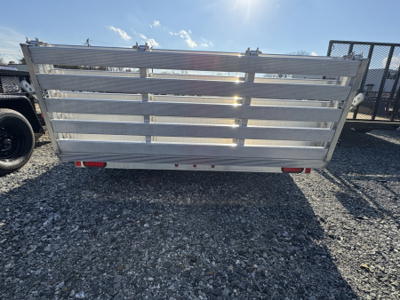 New 2026 Aluma 7816 Utility Trailer w/ Bi-Fold Tailgate