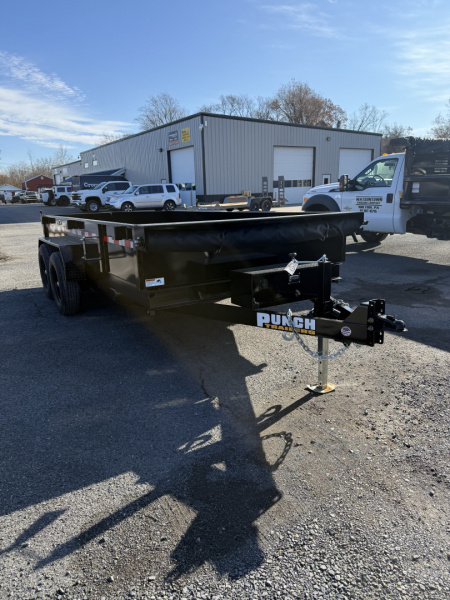 New 2026 Punch 82  x 14' Dump Trailer - 14K GVWR w/ Ramps