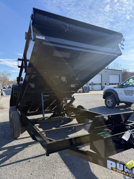 New 2026 Punch 82" x 14' Dump Trailer - 14K GVWR w/ Ramps