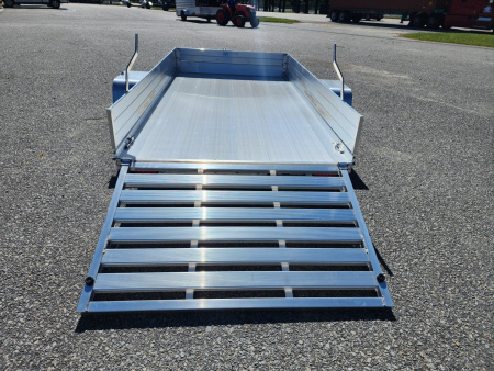 New 2026 ALUMA 6310 w/ 12" Solid Sides Utility Trailer