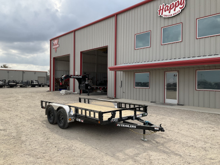 New 2026 PJ 77"x14' Tandem Axle Utility Trailer - UK