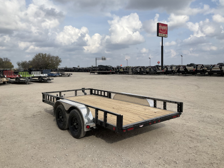 New 2026 PJ 77"x14' Tandem Axle Utility Trailer - UK