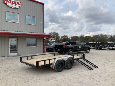 New 2026 PJ 77"x14' Tandem Axle Utility Trailer - UK