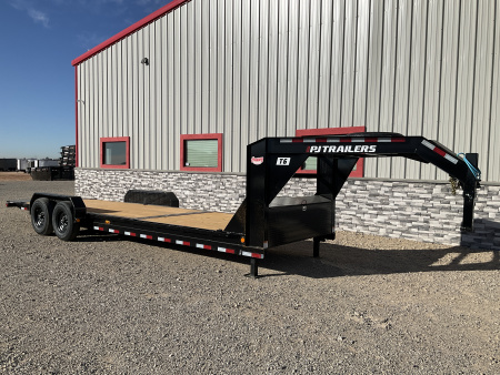 New 2026 PJ 83 x24' Gooseneck Equipment Tilt Trailer – T6