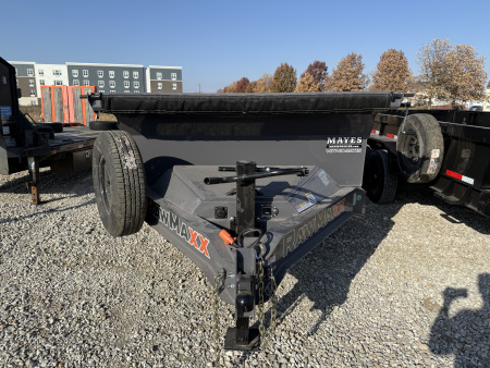 New 2026 RAWMAXX GDXK14BP14K Dump Trailer KNIGHT 83X14 TA 32  SIDES (GVW14000) SHADOW GRAY
