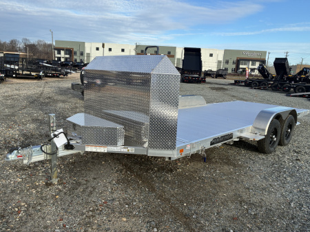 New 2026 Aluma 8218 Low Clearance Tilt Car Trailer
