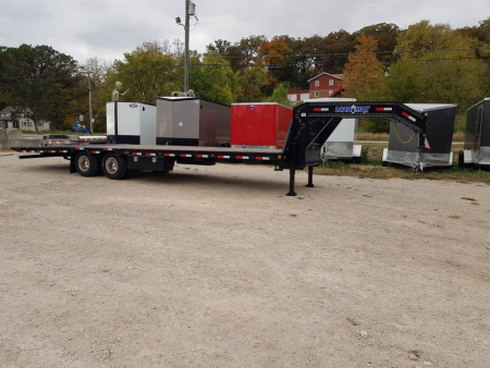 Used 2014 Load Max Load Max 102x30 Hydraulic Beaver tail 20K Deckover Trailer