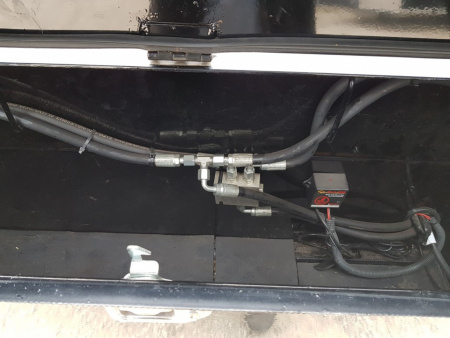 Used 2014 Load Max Gooseneck 102x30 Hydraulic Beaver tail 20K Deckover Trailer