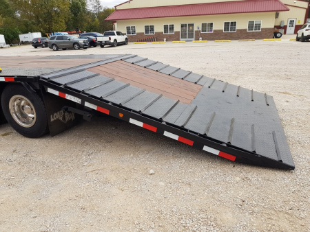 Used 2014 Load Max Gooseneck 102x30 Hydraulic Beaver tail 20K Deckover Trailer