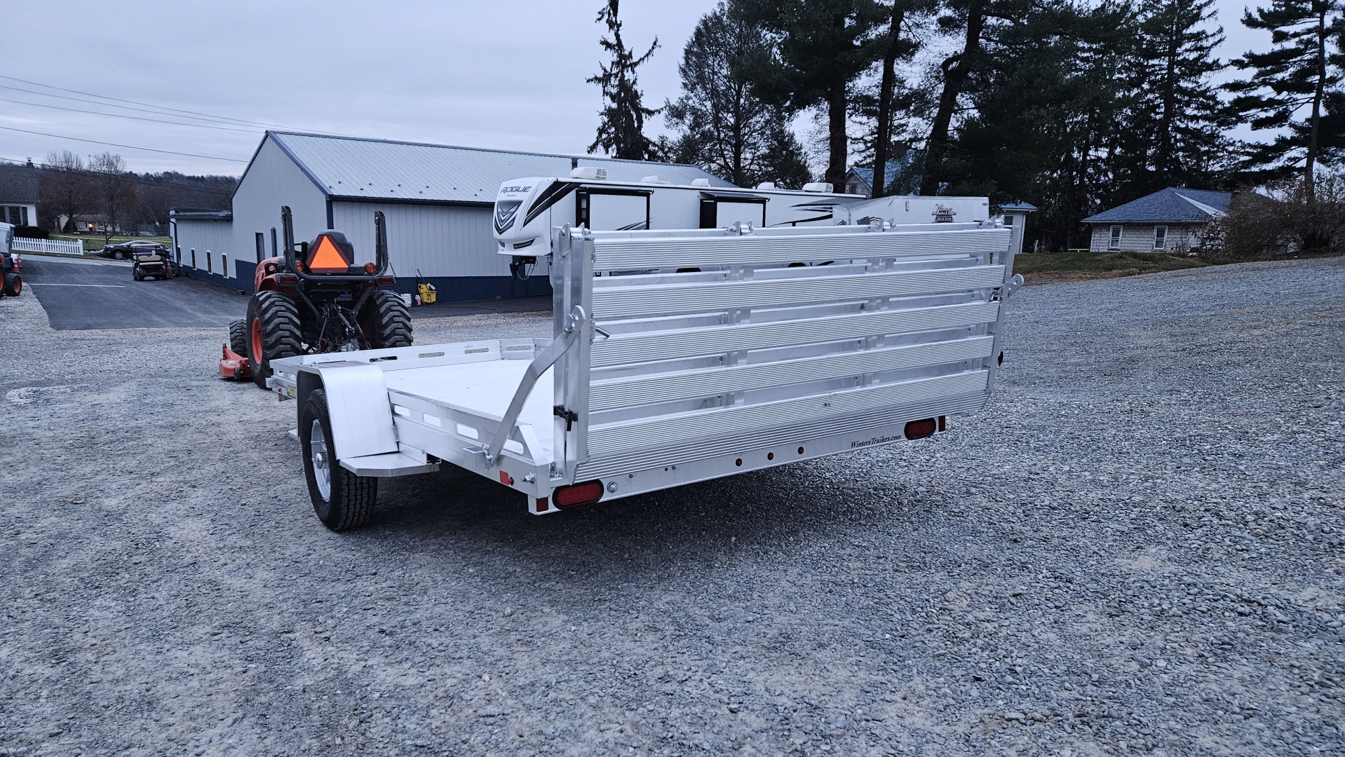 New 2026 Aluma 78X14S-BT Utility Trailer
