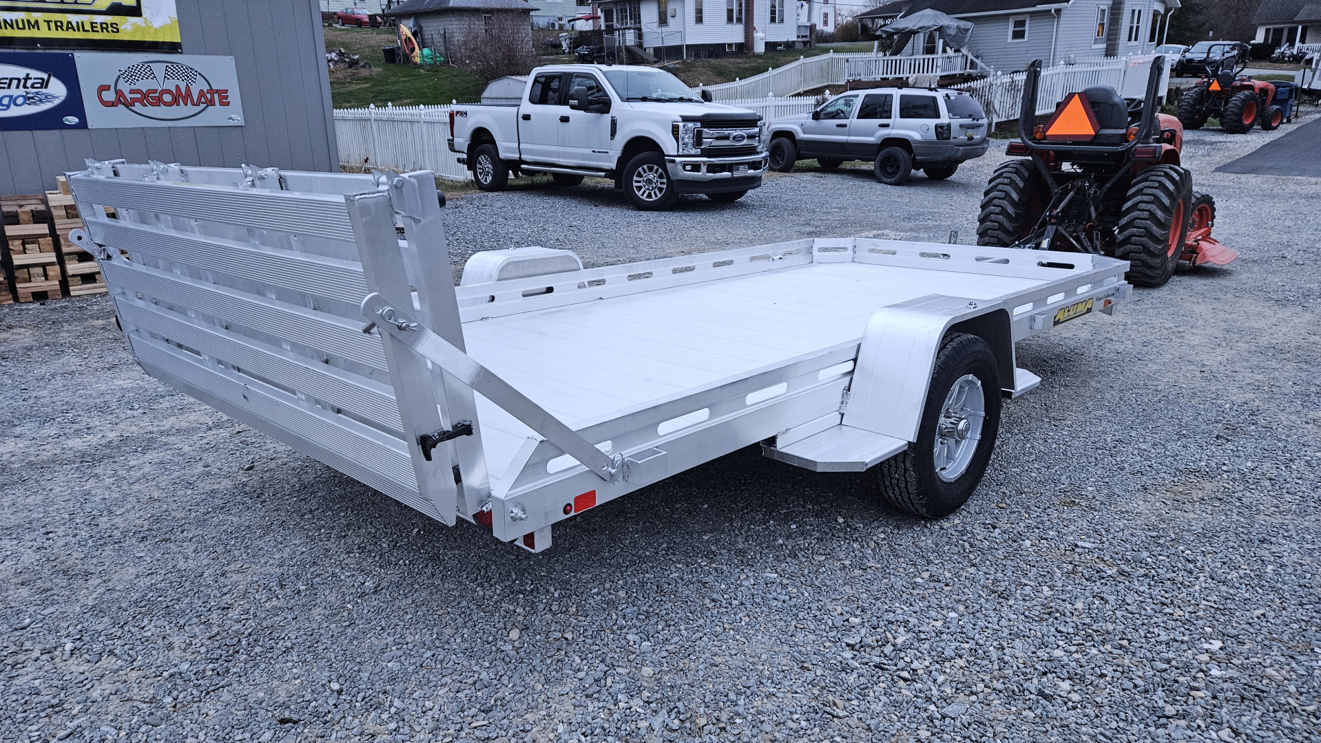 New 2026 Aluma 78X14S-BT Utility Trailer