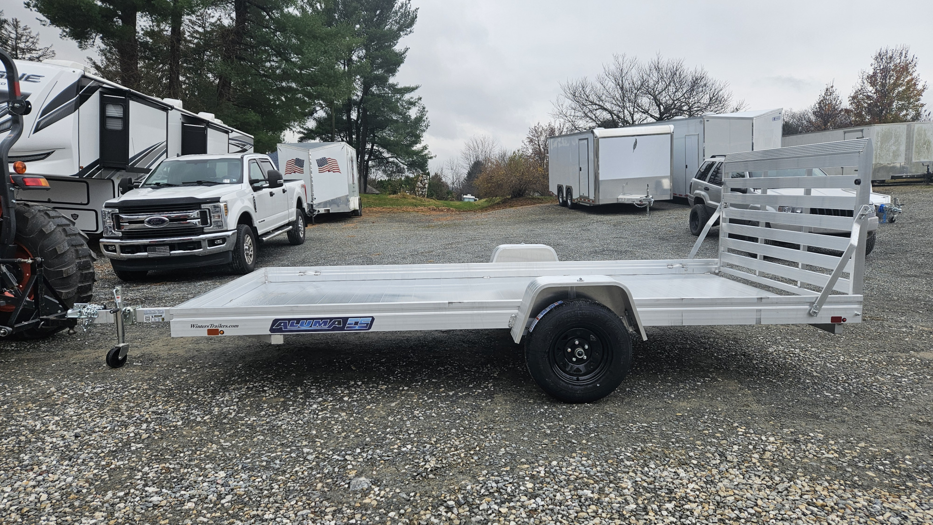 New 2027 Aluma 78X14'ESA Utility Trailer
