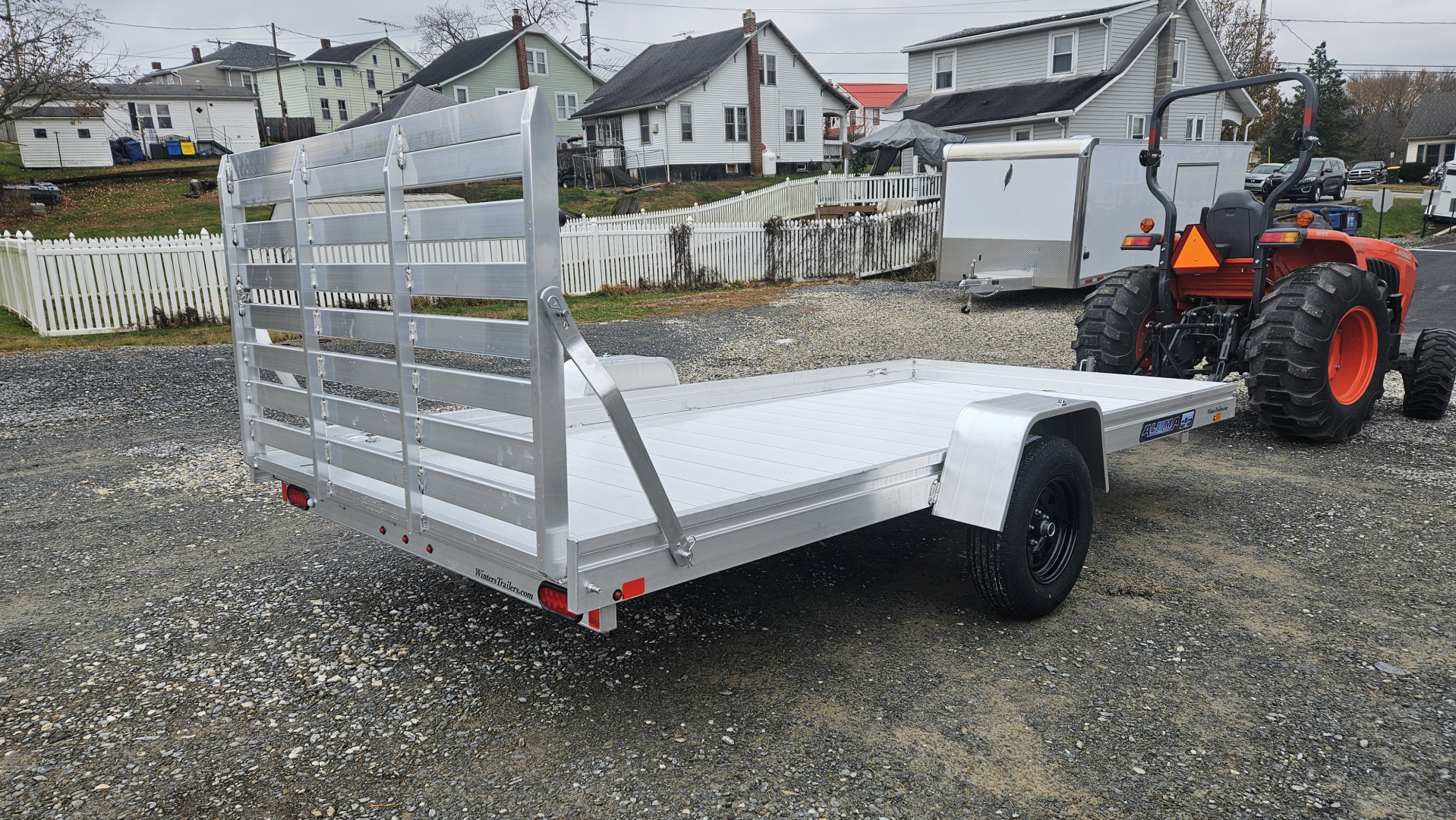 New 2027 Aluma 78X14'ESA Utility Trailer
