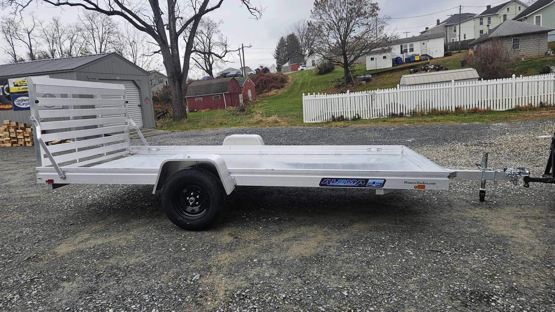 New 2027 Aluma 78X14'ESA Utility Trailer
