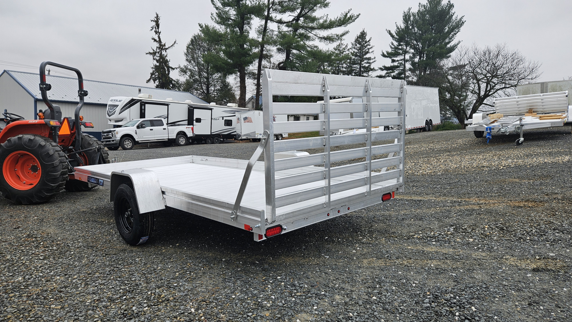 New 2027 Aluma 78X14'ESA Utility Trailer