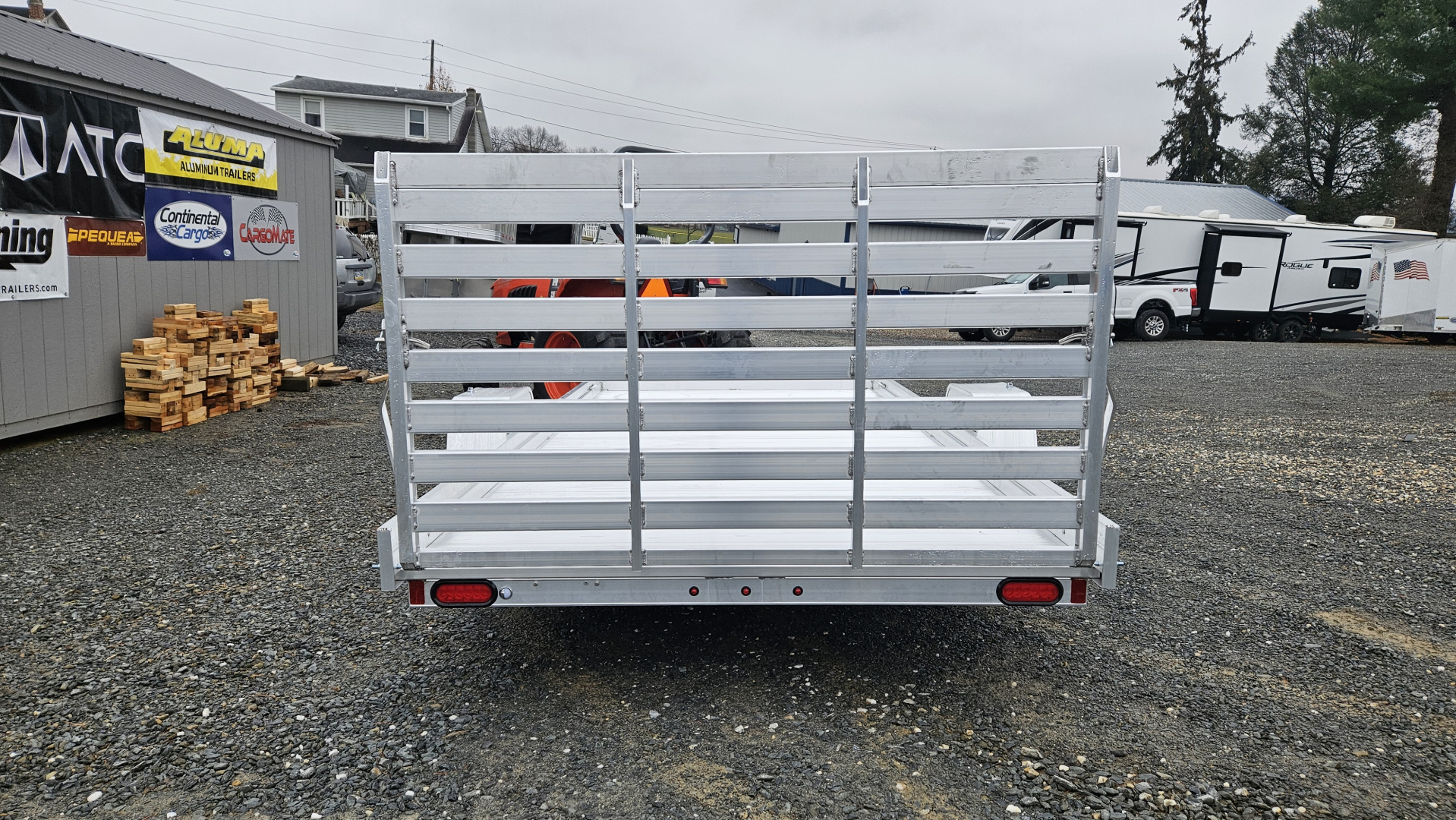 New 2027 Aluma 78X14'ESA Utility Trailer