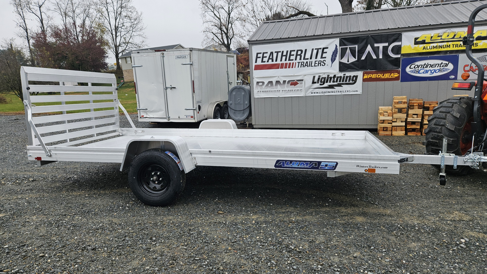 New 2027 Aluma 78X14'ESA Utility Trailer