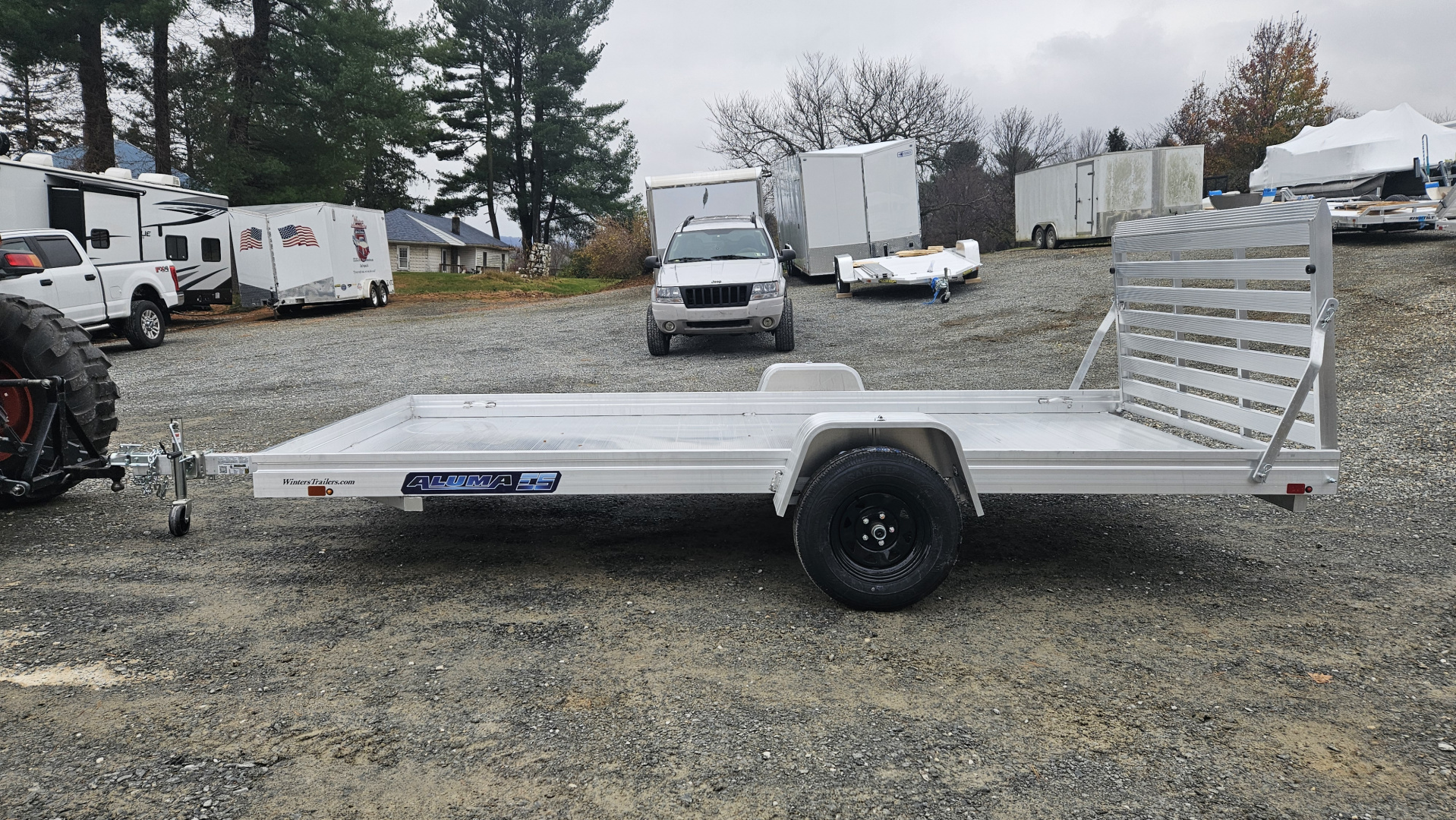 New 2027 Aluma 78X14'ESA Utility Trailer