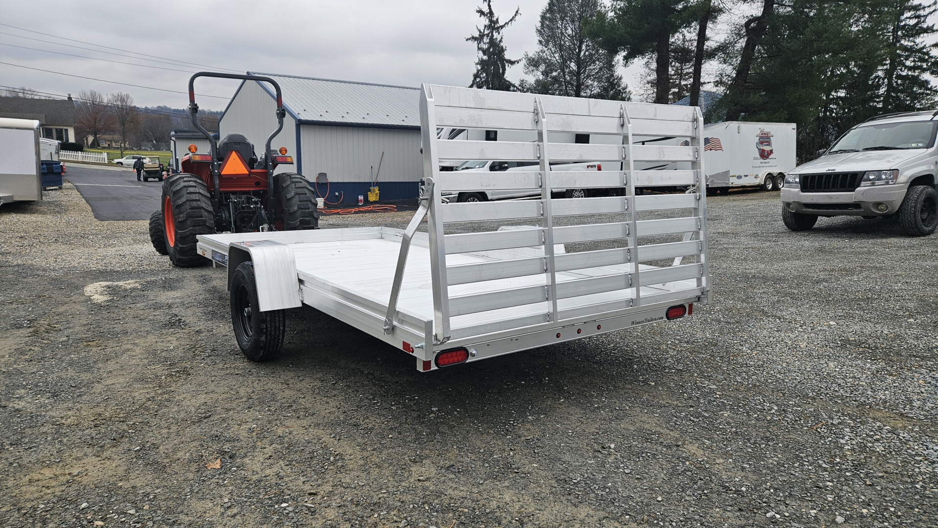 New 2027 Aluma 78X14'ESA Utility Trailer
