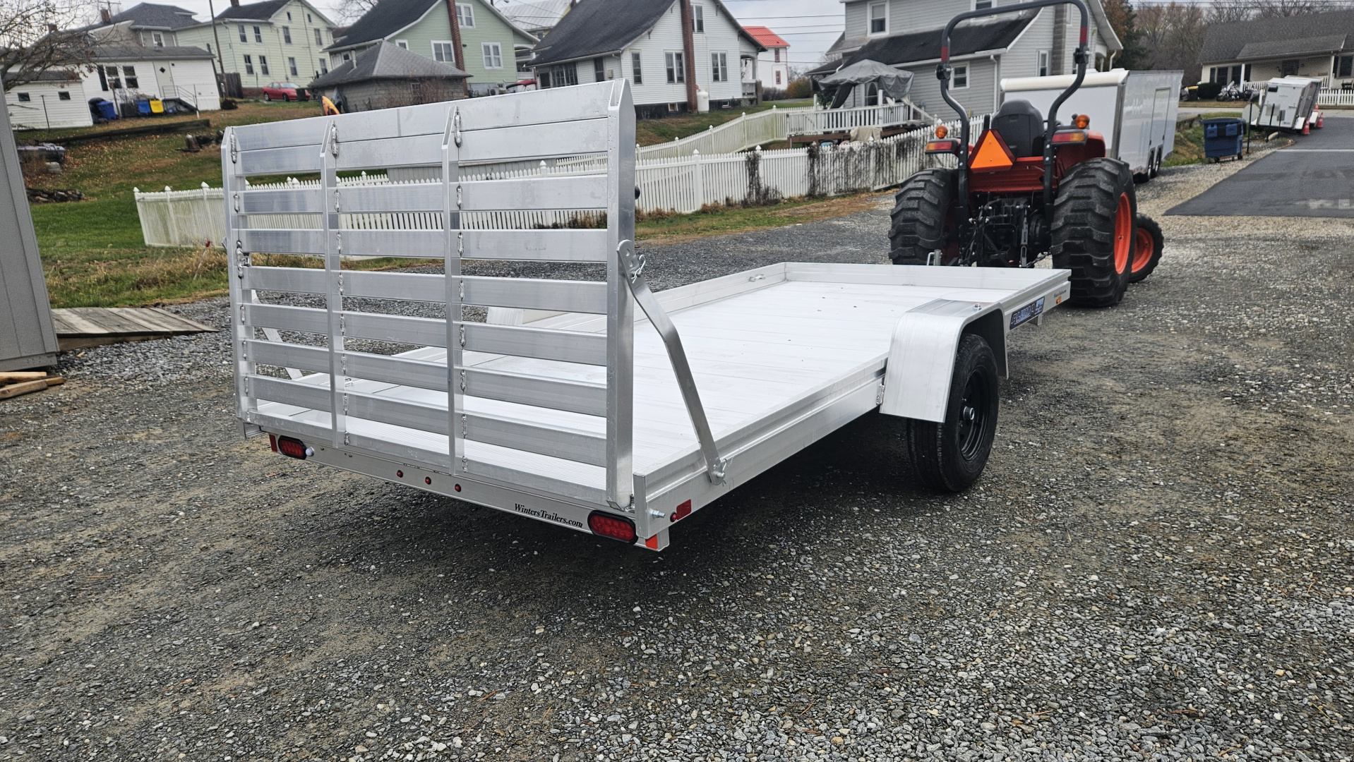 New 2027 Aluma 78X14'ESA Utility Trailer