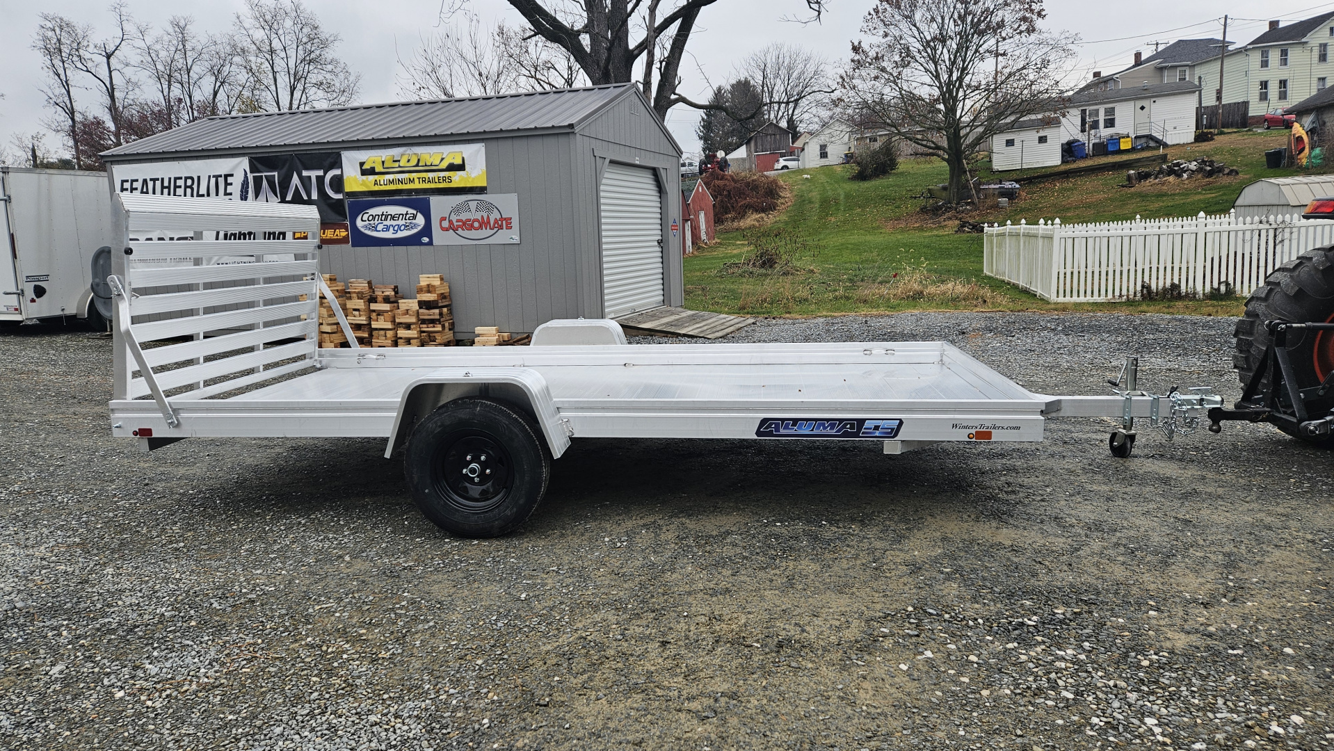 New 2027 Aluma 78X14'ESA Utility Trailer