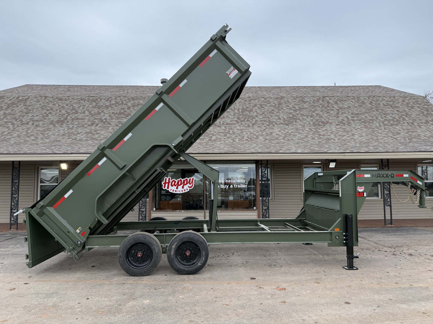 New 2026 MAXX-D 83”x16’ 18K Gooseneck Dump w/ 36” Sides – DJX
