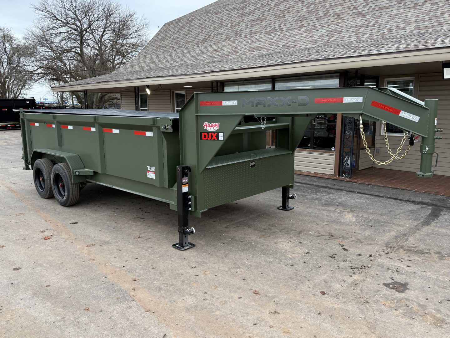 New 2026 MAXX-D 83”x16’ 18K Gooseneck Dump w/ 36” Sides – DJX