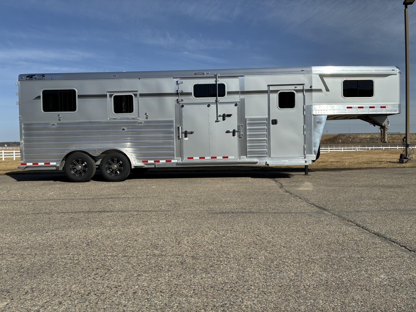 New 2027 4-Star 2 + 1 Horse Trailer