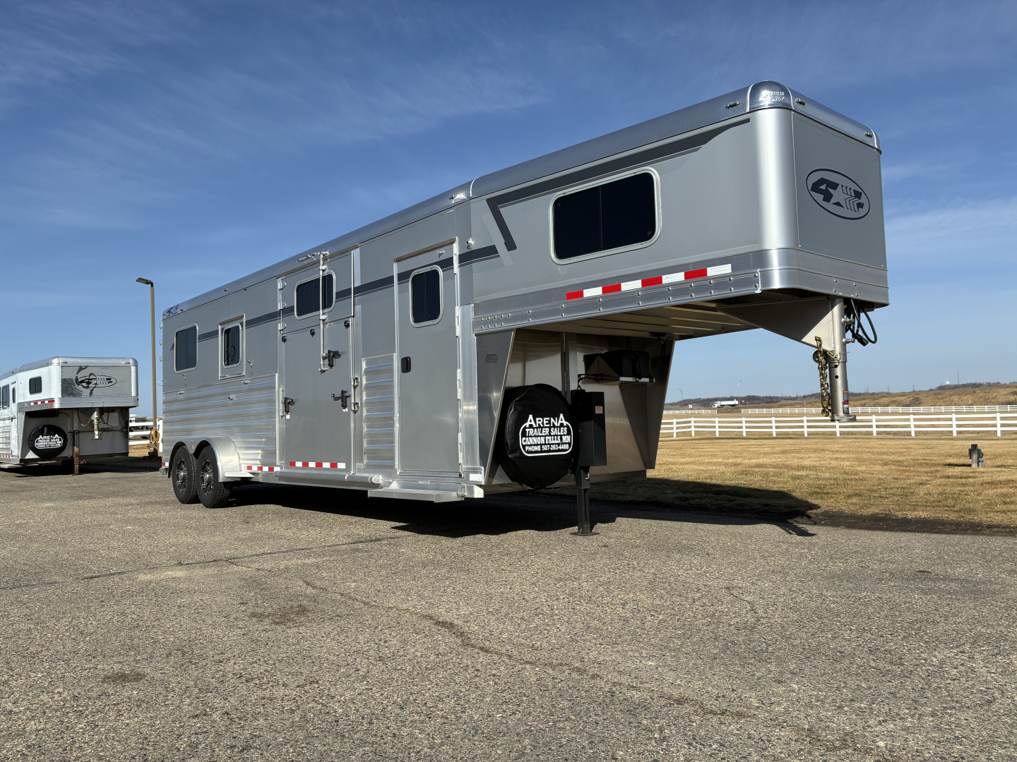 New 2027 4-Star 2 + 1 Horse Trailer