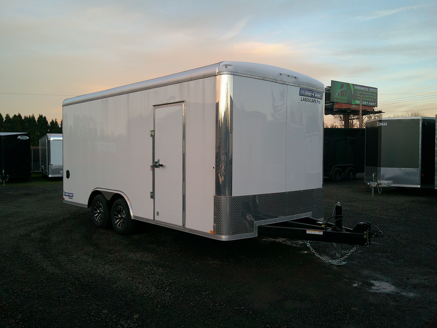 New 2026 Sure-Trac 8.5x18 10k Landscape Trailer