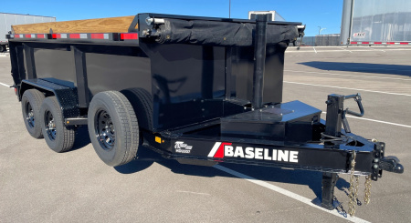 New Diamond C Baseline 14' HDU-207 Dump Trailer -14K GVWR, 36" Sides, Spare Tire, 14ply Tires
