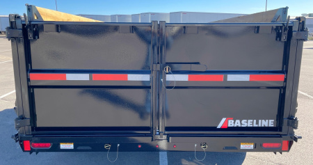 New Diamond C Baseline 14' HDU-207 Dump Trailer -14K GVWR, 36" Sides, Spare Tire, 14ply Tires