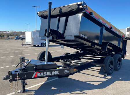 New Diamond C Baseline 14' HDU-207 Dump Trailer -14K GVWR, 36" Sides, Spare Tire, 14ply Tires