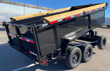 New Diamond C Baseline 14' HDU-207 Dump Trailer -14K GVWR, 36" Sides, Spare Tire, 14ply Tires
