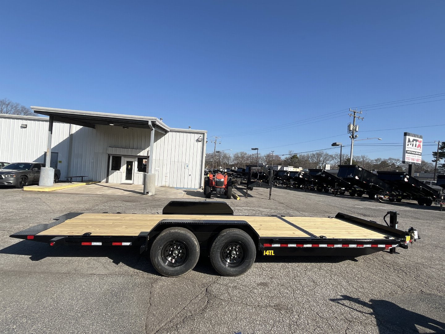 New 2026 Big Tex Trailers 22' 14TL Heavy Duty Tilt Bed 14000 GVWR Equipment Trailer