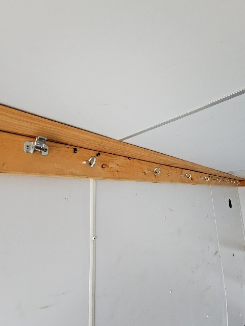 Used 2019 United Trailers ORANGE/BLACK 7 x 12 7K Motorcycle Cargo / Enclosed Trailer