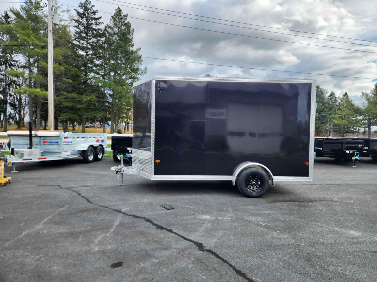New 2026 ALCOM 7.4X12IFSA35 Cargo / Enclosed Trailer