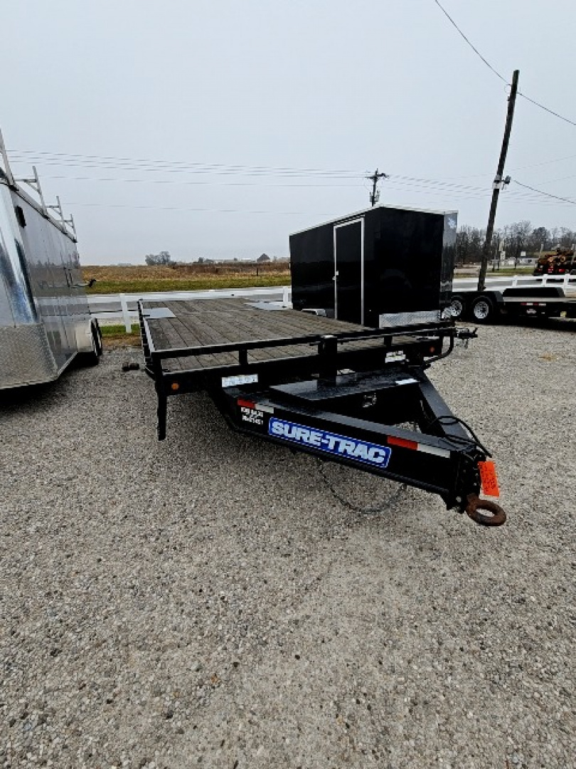 Used 2017 Sure-Trac 102 x 24 15K Power Tilt Deckover Trailer