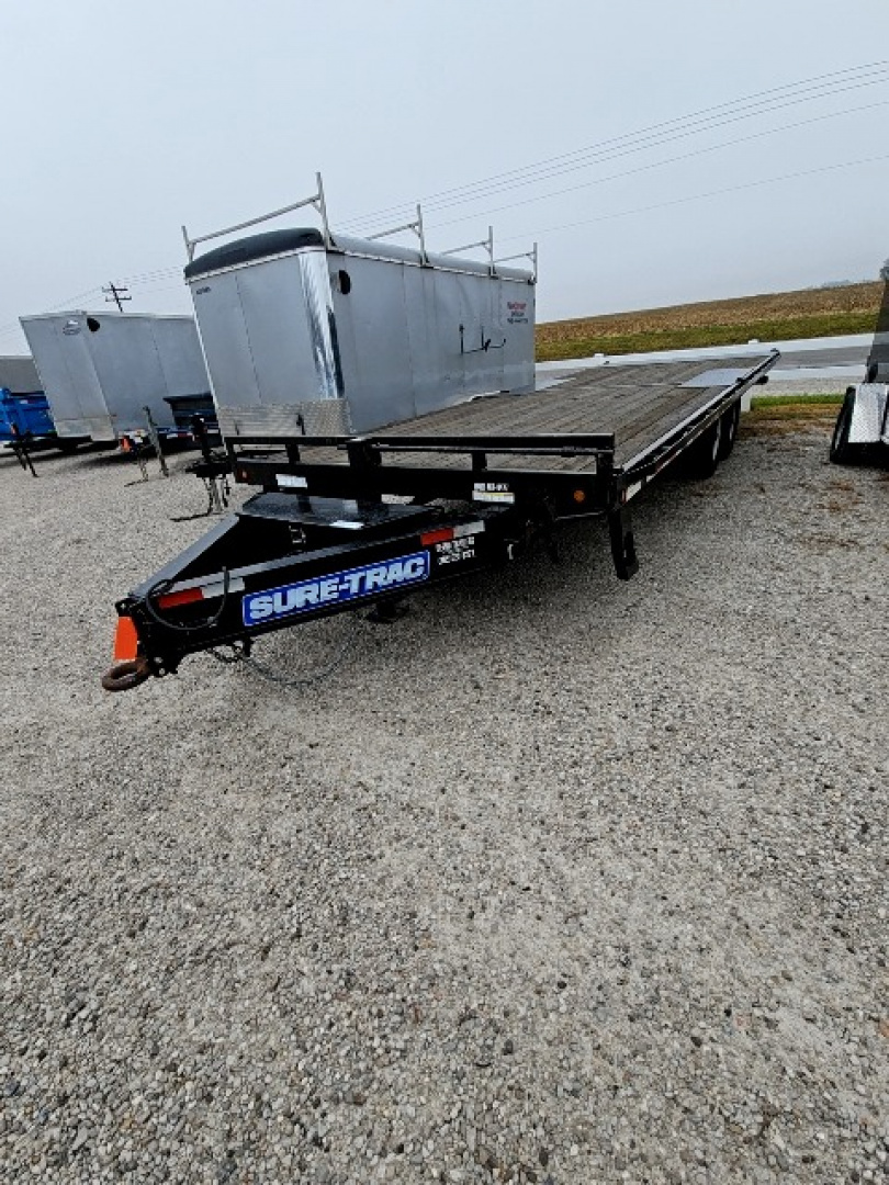 Used 2017 Sure-Trac 102 x 24 15K Power Tilt Deckover Trailer