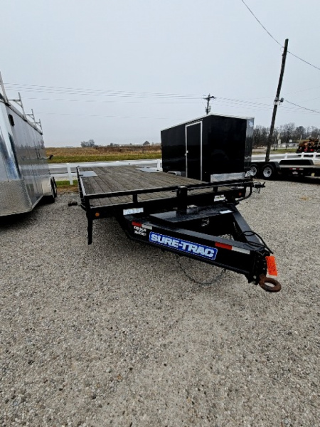 Used 2017 Sure-Trac 102 x 24 15K Power Tilt Deckover Trailer