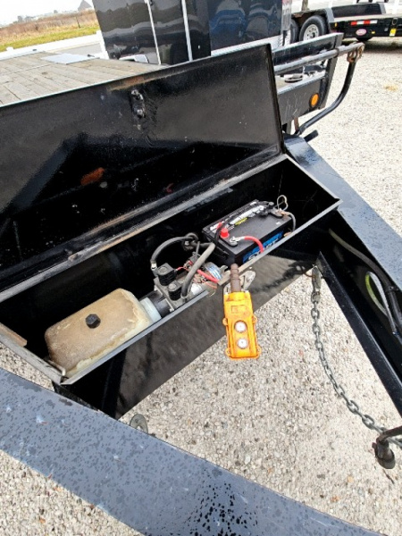 Used 2017 Sure-Trac 102 x 24 15K Power Tilt Deckover Trailer