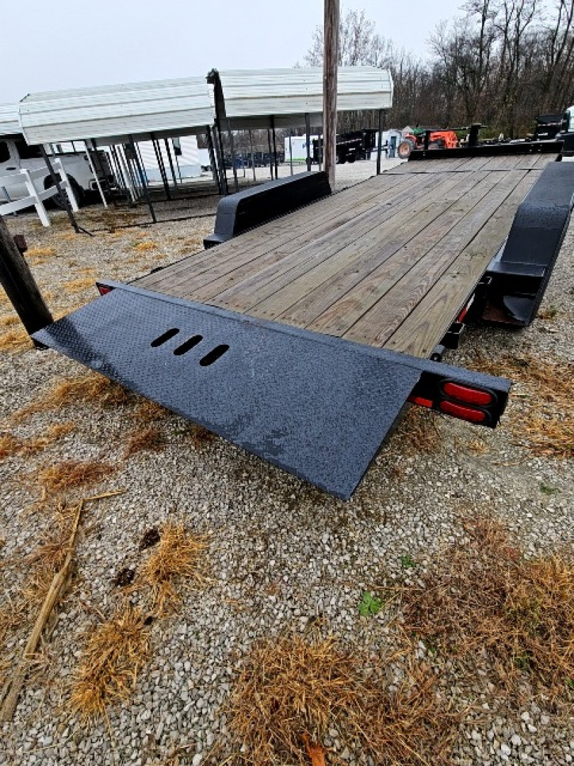 Used 2021 Behnke 82 x 20 (16 + 4) 14K Tilt Trailer