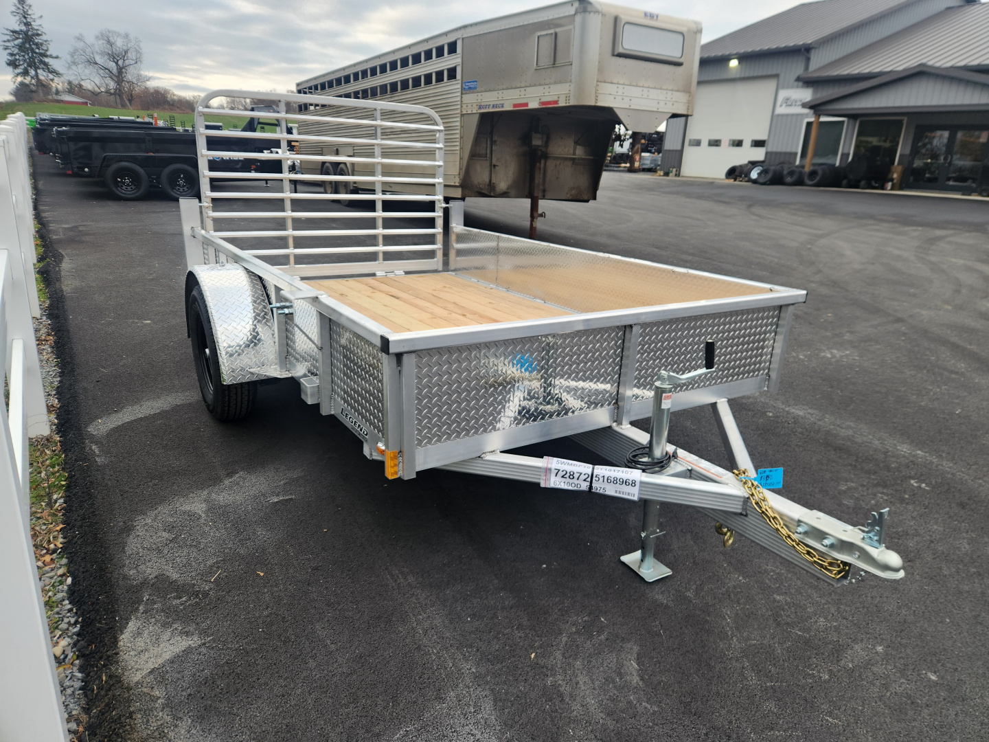 New 2026 Legend Trailers 6X10ODSA30 Utility Trailer